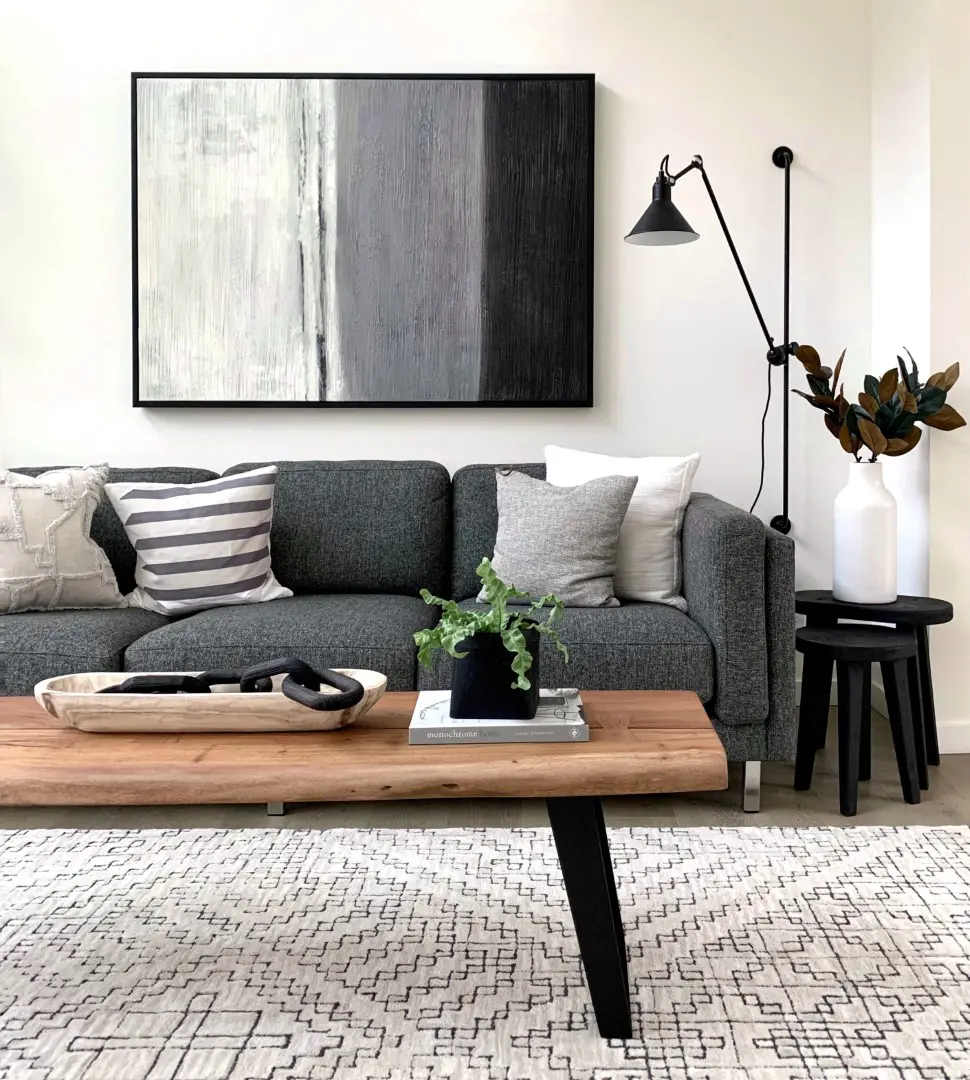 Living room with beautiful interior